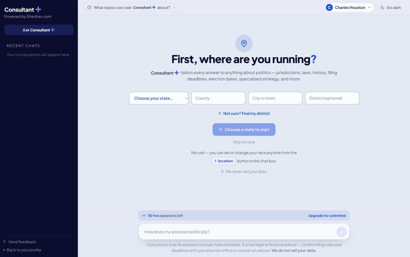 Consultant+ website