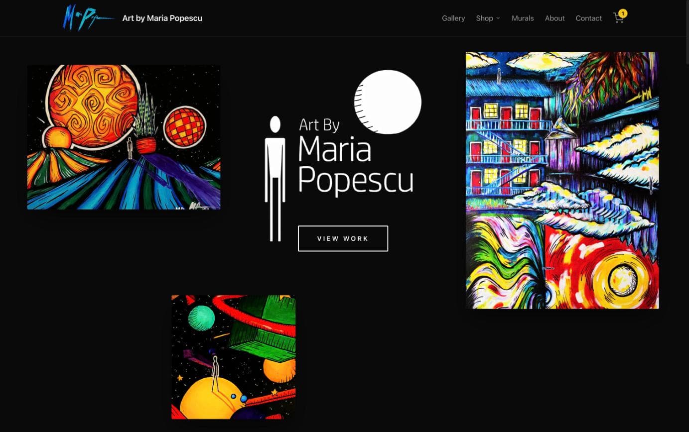 Art by Maria Popescu website